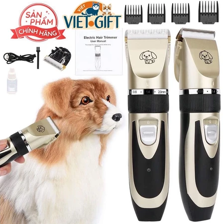 Tông Đơ Cắt Lông Chó Mèo Clipper Cao Cấp Full Phụ Kiện Bảo Hành 1 Đổi 1 Nếu Có Lỗi – Mã GTLKK58