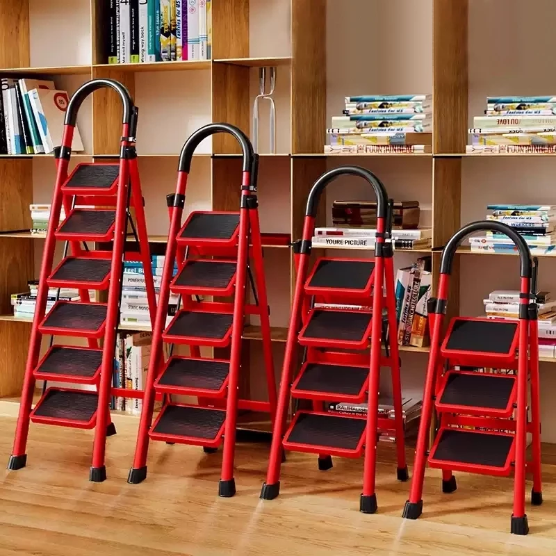 Thang chữ a Thang Nhôm Gấp Gọn Thang Gấp 3-8 Bậc Gấp Gọn thang gấp gọn thông minh Tải Trọng 500kg