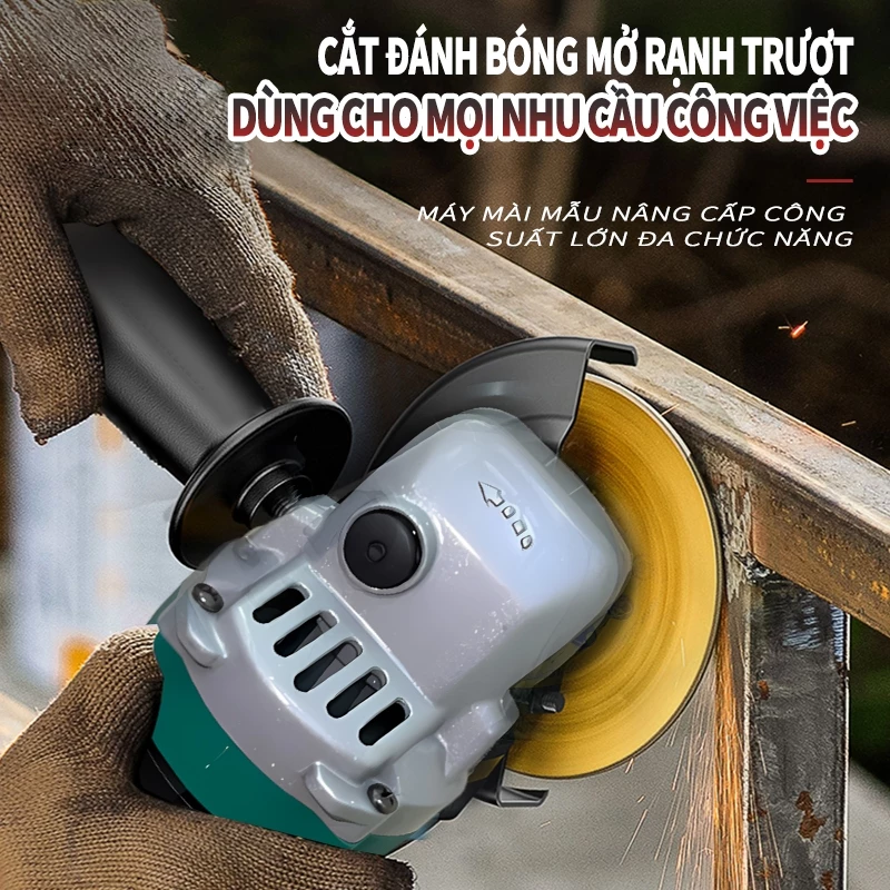 Máy mài góc TONNIFU, Máy cắt không chổi than, chân phổ thông, dây đồng máy mài góc chuyên nghiệp 1008