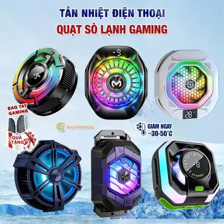 Quạt tản nhiệt điện thoại sò lạnh Memo CX10 Pro / CX12 / CX07 / S3 / J21 / X65 / TH12 Pro / X12 Plus