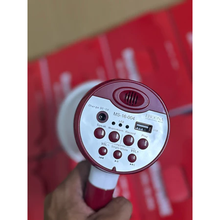 Loa Phóng Thanh Bán Hàng,Rao Vặt.Có Ghi Âm,Khe Cắm USB,Còi Báo Động